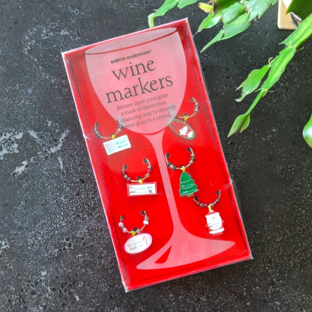 Christmas wine markers (tags)